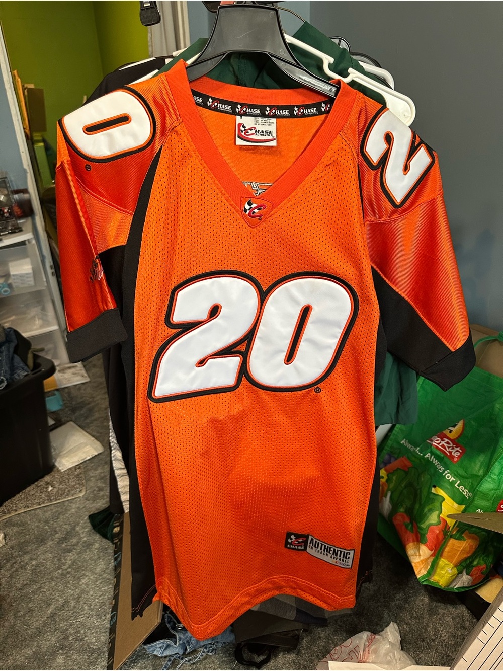 Chase Authentics Orange Racing-Style Jersey